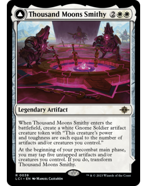 Magic: The Gathering Thousand Moons Smithy // Barracks of the Thousand (039) Lightly Played