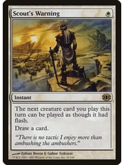 Magic: The Gathering Scout's Warning (016) Lightly Played