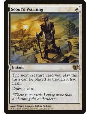 Magic: The Gathering Scout's Warning (016) Lightly Played
