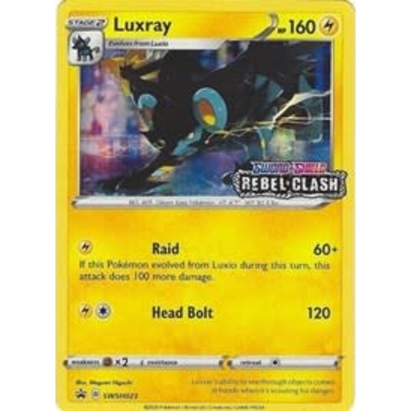 Pokemon Luxray (Prerelease) (SWSH023) Lightly Played Holofoil