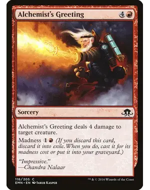 Magic: The Gathering Alchemist's Greeting (116) Near Mint