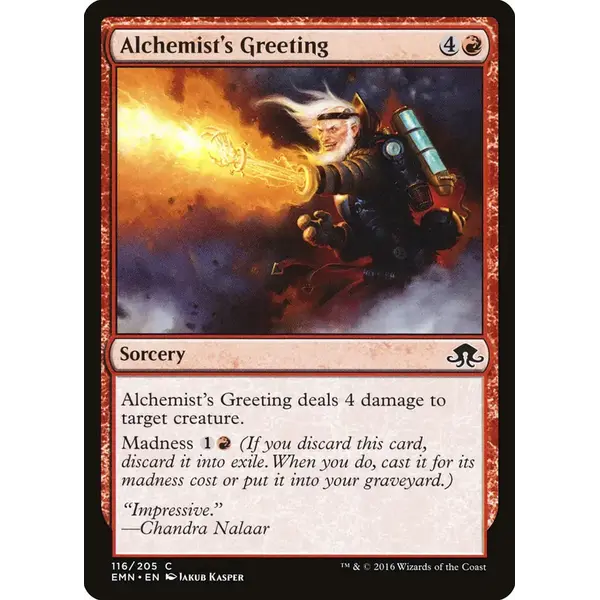 Magic: The Gathering Alchemist's Greeting (116) Near Mint