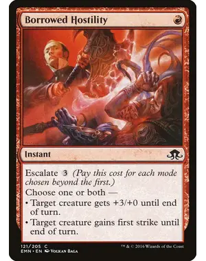 Magic: The Gathering Borrowed Hostility (121) Near Mint
