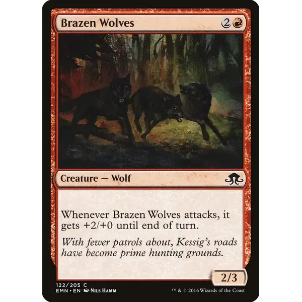 Magic: The Gathering Brazen Wolves (122) Near Mint