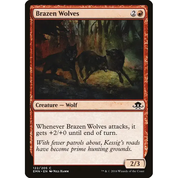 Magic: The Gathering Brazen Wolves (122) Near Mint