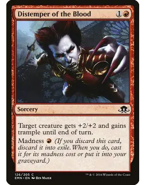 Magic: The Gathering Distemper of the Blood (126) Near Mint