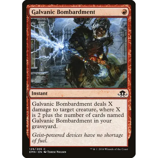 Magic: The Gathering Galvanic Bombardment (129) Near Mint