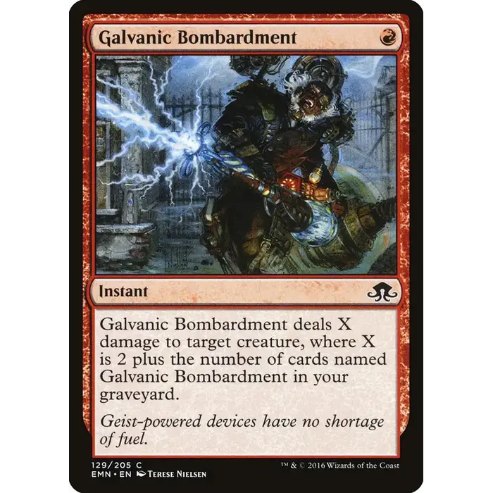 Magic: The Gathering Galvanic Bombardment (129) Near Mint
