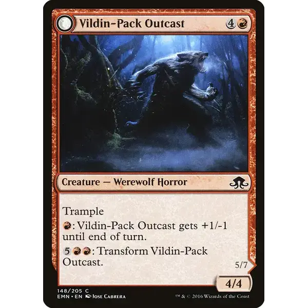 Magic: The Gathering Vildin-Pack Outcast (148) Near Mint