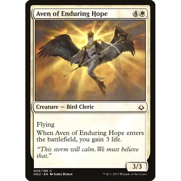 Magic: The Gathering Aven of Enduring Hope (5) Near Mint
