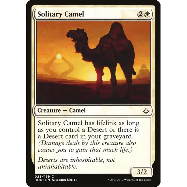 Magic: The Gathering Solitary Camel (23) Near Mint