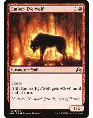 Magic: The Gathering Ember-Eye Wolf (154) Near Mint