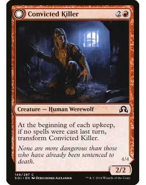Magic: The Gathering Convicted Killer (149) Near Mint