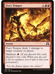 Magic: The Gathering Fiery Temper (156) Near Mint