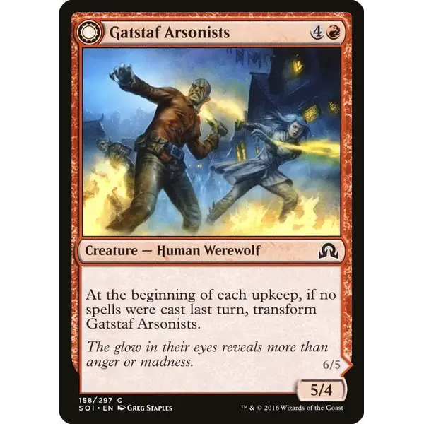 Magic: The Gathering Gatstaf Arsonists (158) Near Mint