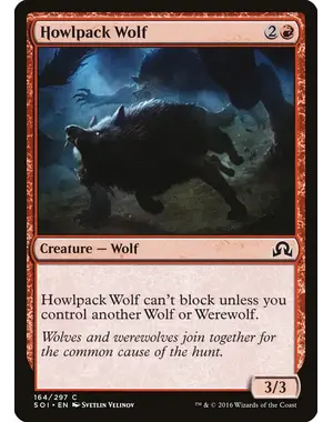 Magic: The Gathering Howlpack Wolf (164) Near Mint