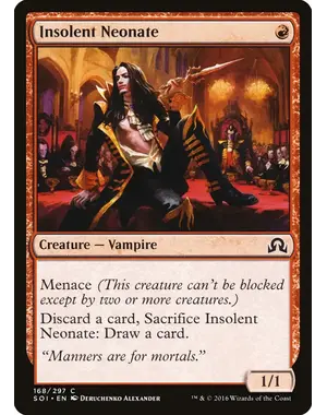 Magic: The Gathering Insolent Neonate (168) Near Mint