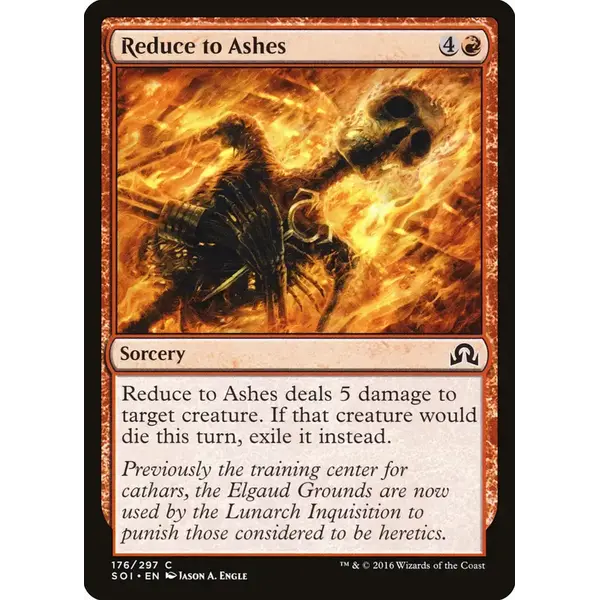 Magic: The Gathering Reduce to Ashes (176) Near Mint