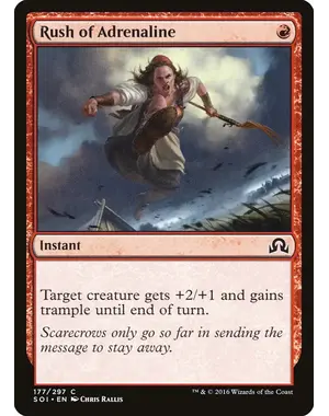 Magic: The Gathering Rush of Adrenaline (177) Near Mint