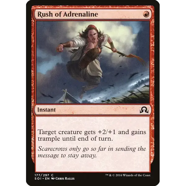 Magic: The Gathering Rush of Adrenaline (177) Near Mint