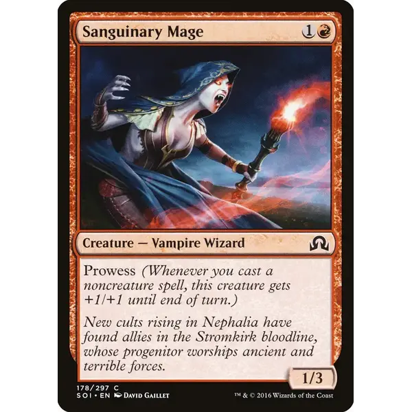 Magic: The Gathering Sanguinary Mage (178) Near Mint