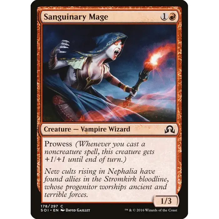 Magic: The Gathering Sanguinary Mage (178) Near Mint