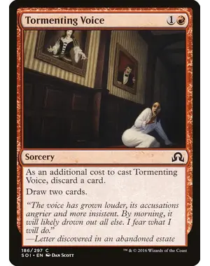 Magic: The Gathering Tormenting Voice (186) Near Mint