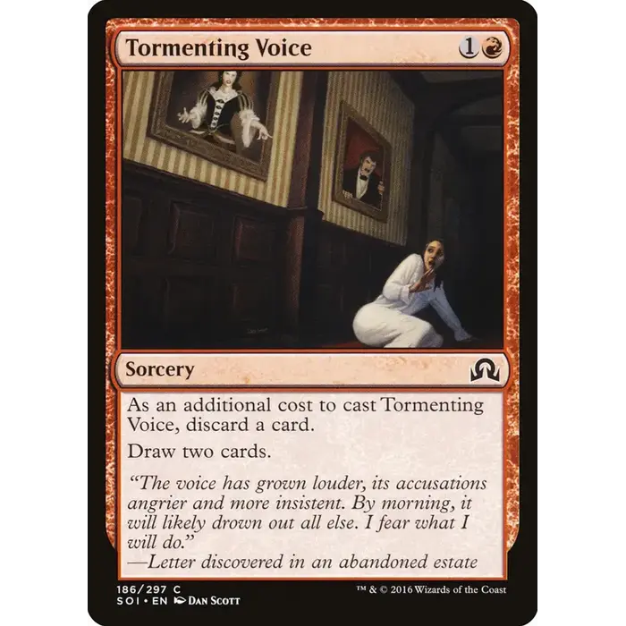 Magic: The Gathering Tormenting Voice (186) Near Mint