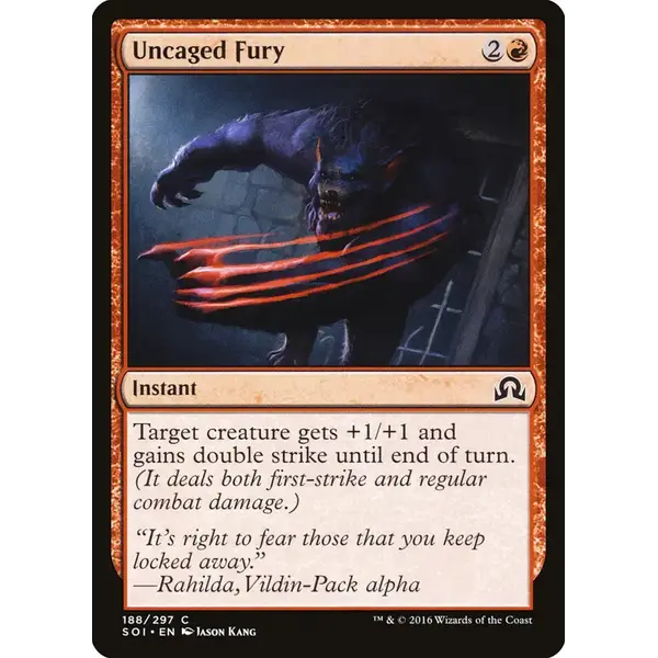 Magic: The Gathering Uncaged Fury (188) Near Mint