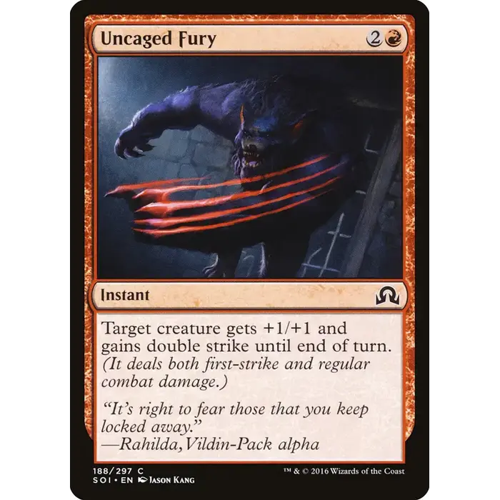 Magic: The Gathering Uncaged Fury (188) Near Mint