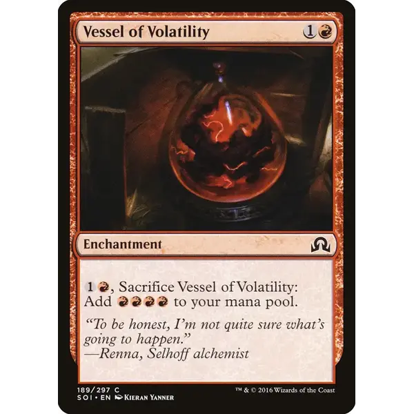 Magic: The Gathering Vessel of Volatility (189) Near Mint