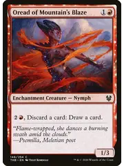 Magic: The Gathering Oread of Mountain's Blaze (146) Near Mint