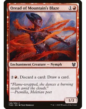 Magic: The Gathering Oread of Mountain's Blaze (146) Near Mint