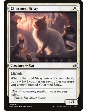 Magic: The Gathering Charmed Stray (8) Near Mint
