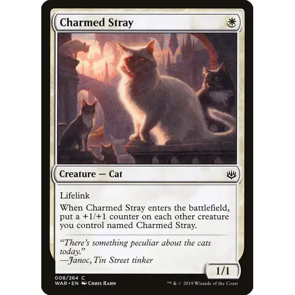 Magic: The Gathering Charmed Stray (8) Near Mint