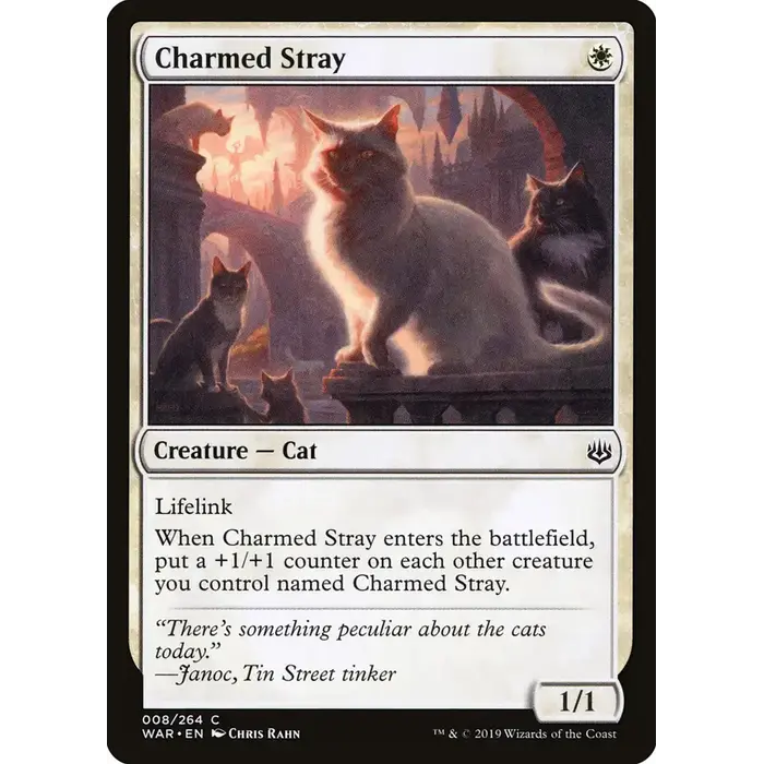 Magic: The Gathering Charmed Stray (8) Near Mint