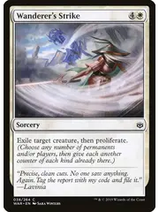 Magic: The Gathering Wanderer's Strike (38) Near Mint