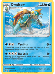 Pokemon Drednaw (SWSH047) Lightly Played Holofoil