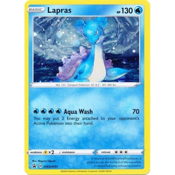 Pokemon Lapras (SWSH051) Lightly Played Holofoil