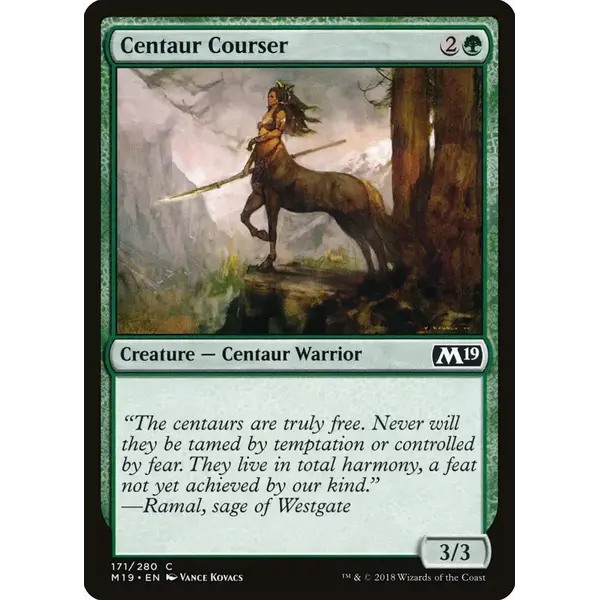 Magic: The Gathering Centaur Courser (171) Lightly Played