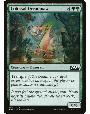Magic: The Gathering Colossal Dreadmaw (172) Lightly Played