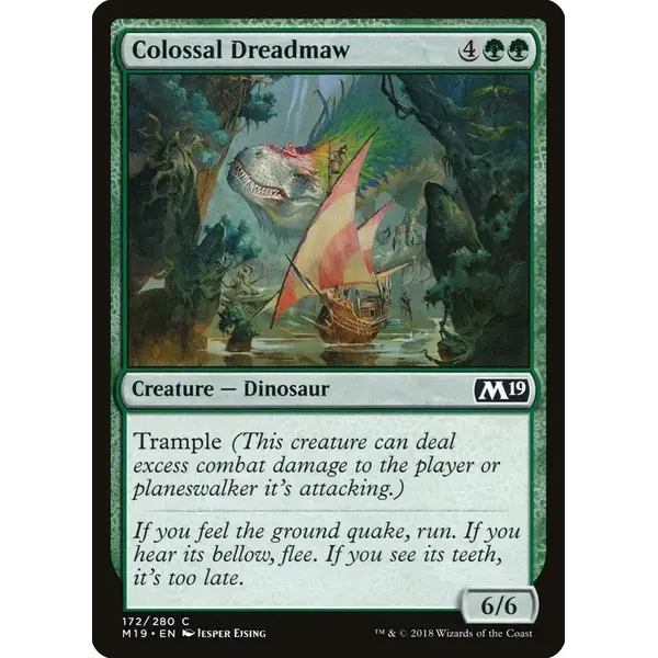 Magic: The Gathering Colossal Dreadmaw (172) Lightly Played