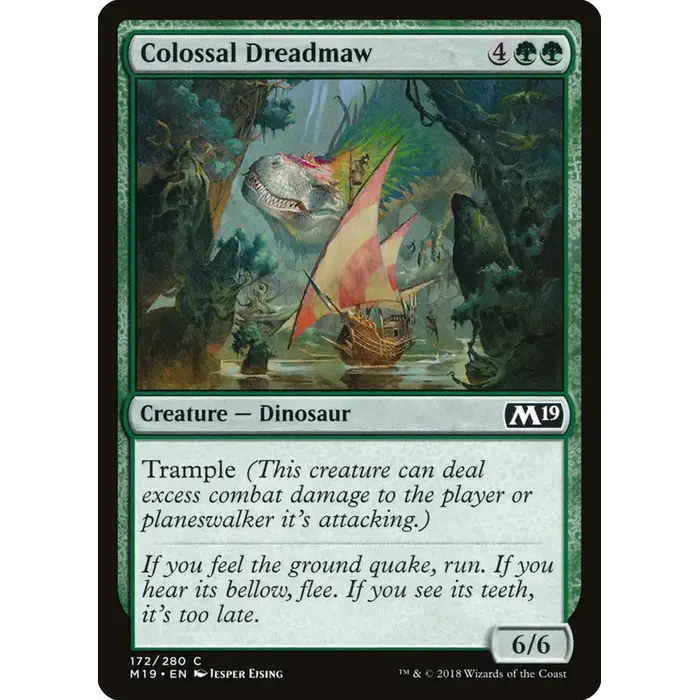 Magic: The Gathering Colossal Dreadmaw (172) Lightly Played