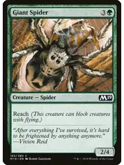 Magic: The Gathering Giant Spider (183) Lightly Played