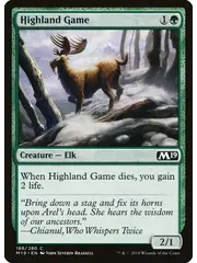 Magic: The Gathering Highland Game (188) Lightly Played