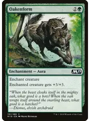 Magic: The Gathering Oakenform (191) Lightly Played