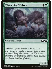 Magic: The Gathering Thornhide Wolves (204) Lightly Played