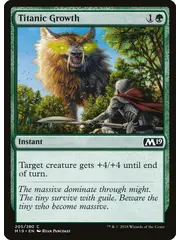 Magic: The Gathering Titanic Growth (205) Lightly Played