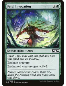 Magic: The Gathering Feral Invocation (170) Lightly Played