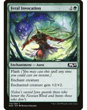 Magic: The Gathering Feral Invocation (170) Lightly Played
